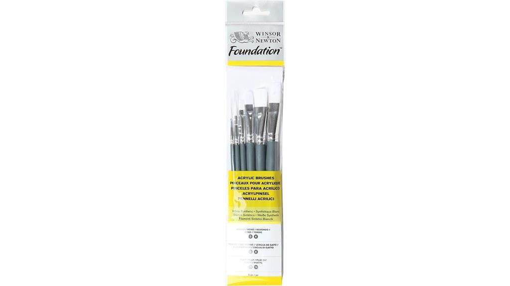 high quality acrylic brush set