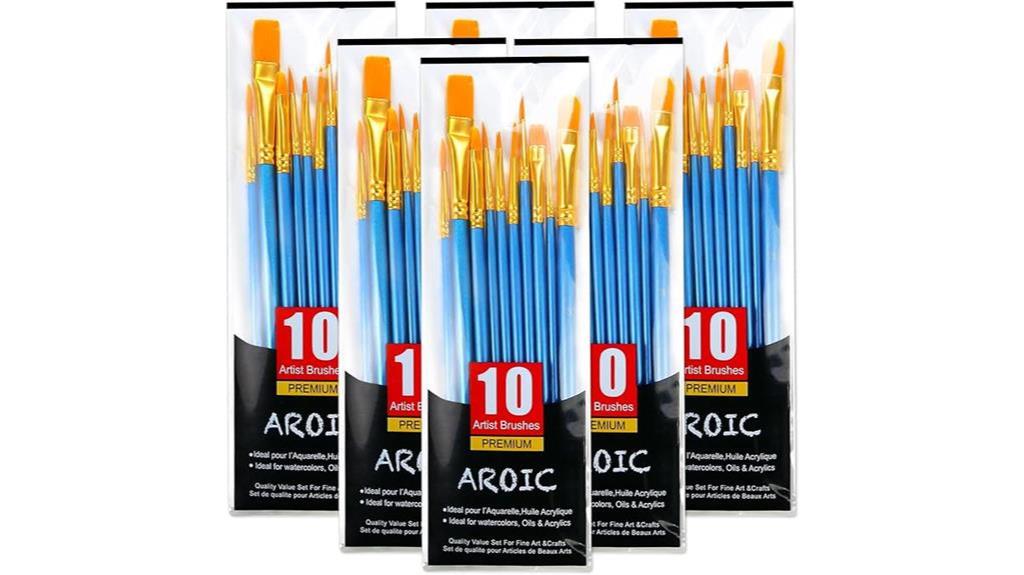 versatile 60 piece acrylic set
