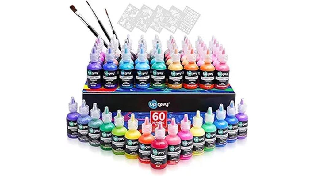 vibrant fabric paint set